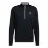 Adidas UW UP4 1/4 Zip Pullover -Golf Shoes Discount 123094 uw quarter zip pullover blackk 1 2 1