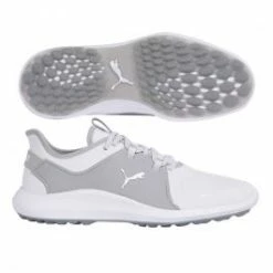 Puma Ignite Fasten8 Golf Shoe - White/Silver