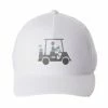 TravisMathew Party Barge Fitted Hat -Golf Shoes Discount 1mw382 1wht