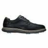 FootJoy Traditions Golf Shoes - Black/Blue/Grey 57913 -Golf Shoes Discount 57913