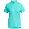 Adidas Mock Neck 1/4 Zip Women's Polo 2 Adidas Mock Neck 1/4 Zip Women's Polo -Golf Shoes Discount adidas womens mock neck golf polo shirt tw3812s22 ha3459 hero