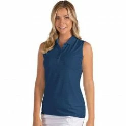 Antigua Pearl Women's Sleeveless Polo