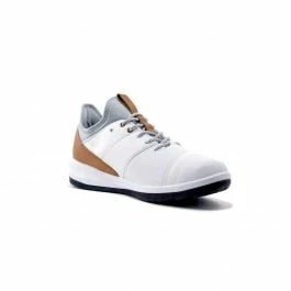 Athalonz EnVe Golf Shoes - White/Tan 3 Athalonz EnVe Golf Shoes - White/Tan