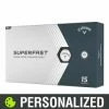 2023 Callaway Superfast Personalized White Golf Balls - 15-Pack