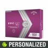 2023 Callaway ERC Soft REVA Triple Track Personalized White Golf Balls -Golf Shoes Discount balls 2023 erc soft reva triple track 2 1