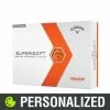 2023 Callaway Supersoft Personalized Orange Golf Balls