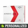 2023 Callaway Supersoft Personalized Red Golf Balls