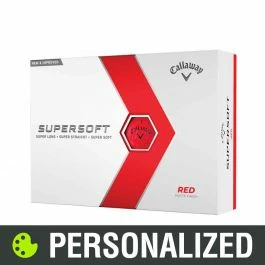 2023 Callaway Supersoft Personalized Red Golf Balls 3 2023 Callaway Supersoft Personalized Red Golf Balls