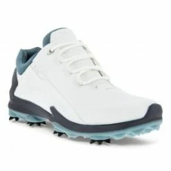 Ecco Biom G3 Golf Shoes - White/Trooper