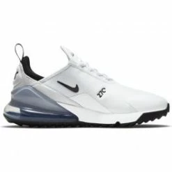 Nike Air Max 270 Golf Shoes - White/Black