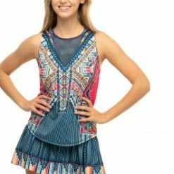 Lucky In Love Borderline Women's Sleeveless Polo