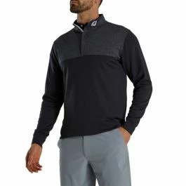 FootJoy Heather Yoke 1/2 Zip Mid Layer Pullover 3 FootJoy Heather Yoke 1/2 Zip Mid Layer Pullover