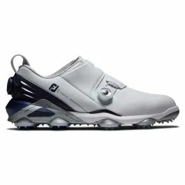FootJoy Tour Alpha Dual BOA Golf Shoe - White/Navy 55508 3 FootJoy Tour Alpha Dual BOA Golf Shoe - White/Navy 55508