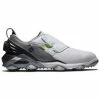 FootJoy Tour Alpha BOA Golf Shoe - White/Grey/Lime 55509 -Golf Shoes Discount footjoy tour alpha boa golf shoes 55509 hero 1
