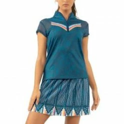 Lucky In Love Borderline Pleated Long Skort