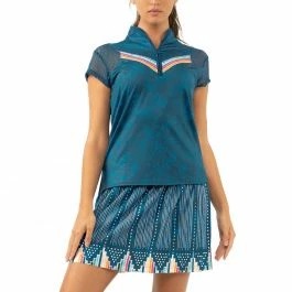 Lucky In Love Borderline Pleated Long Skort 3 Lucky In Love Borderline Pleated Long Skort