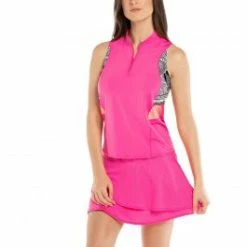 Lucky In Love Summer Glow Women's Sleeveless Polo
