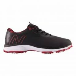 New Balance Fresh Foam X Defender Golf Shoe - Black/Red