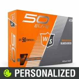 2023 Wilson Staff Fifty Elite Personalized Orange Golf Balls 3 2023 Wilson Staff Fifty Elite Personalized Orange Golf Balls