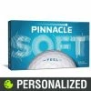 Pinnacle Soft Personalized White Golf Balls -Golf Shoes Discount pinnacle soft 15 wht a 04598
