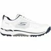 Skechers Go Golf Arch Fit Golf Shoes - White/Navy -Golf Shoes Discount skechers go golf arch fit line up golf shoes white navy profile itempicture