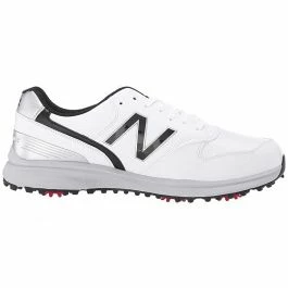 New Balance Sweeper Golf Shoes - White/Black 3 New Balance Sweeper Golf Shoes - White/Black