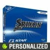 2023 Srixon Q-Star 6 Personalized White Golf Balls