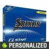 2023 Srixon Q-Star 6 Personalized Yellow Golf Balls 1 2023 Srixon Q-Star 6 Personalized Yellow Golf Balls -Golf Shoes Discount sx22 balls q star tour yellow 2