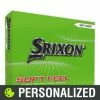 2023 Srixon Soft Feel 13 Personalized White Golf Balls -Golf Shoes Discount sx23 balls sf13 soft white 1