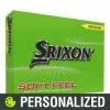 2023 Srixon Soft Feel 13 Personalized Yellow Golf Balls -Golf Shoes Discount sx23 balls sf13 tour yellow 1