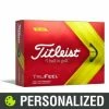 Titleist TruFeel Personalized Yellow Golf Balls -Golf Shoes Discount trufeel yellow rf 2000x2000