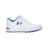 Under Armour Womens Performance Spikeless Golf Shoe - White/Mediterranean -Golf Shoes Discount ua wps wht 2