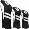 ProActive Sports Vintage 3 Pack Headcovers 1 ProActive Sports Vintage 3 Pack Headcovers -Golf Shoes Discount vintageh c3pkblack white