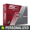 2023 Wilson Staff Fifty Elite Personalized White Golf Balls -Golf Shoes Discount white 1